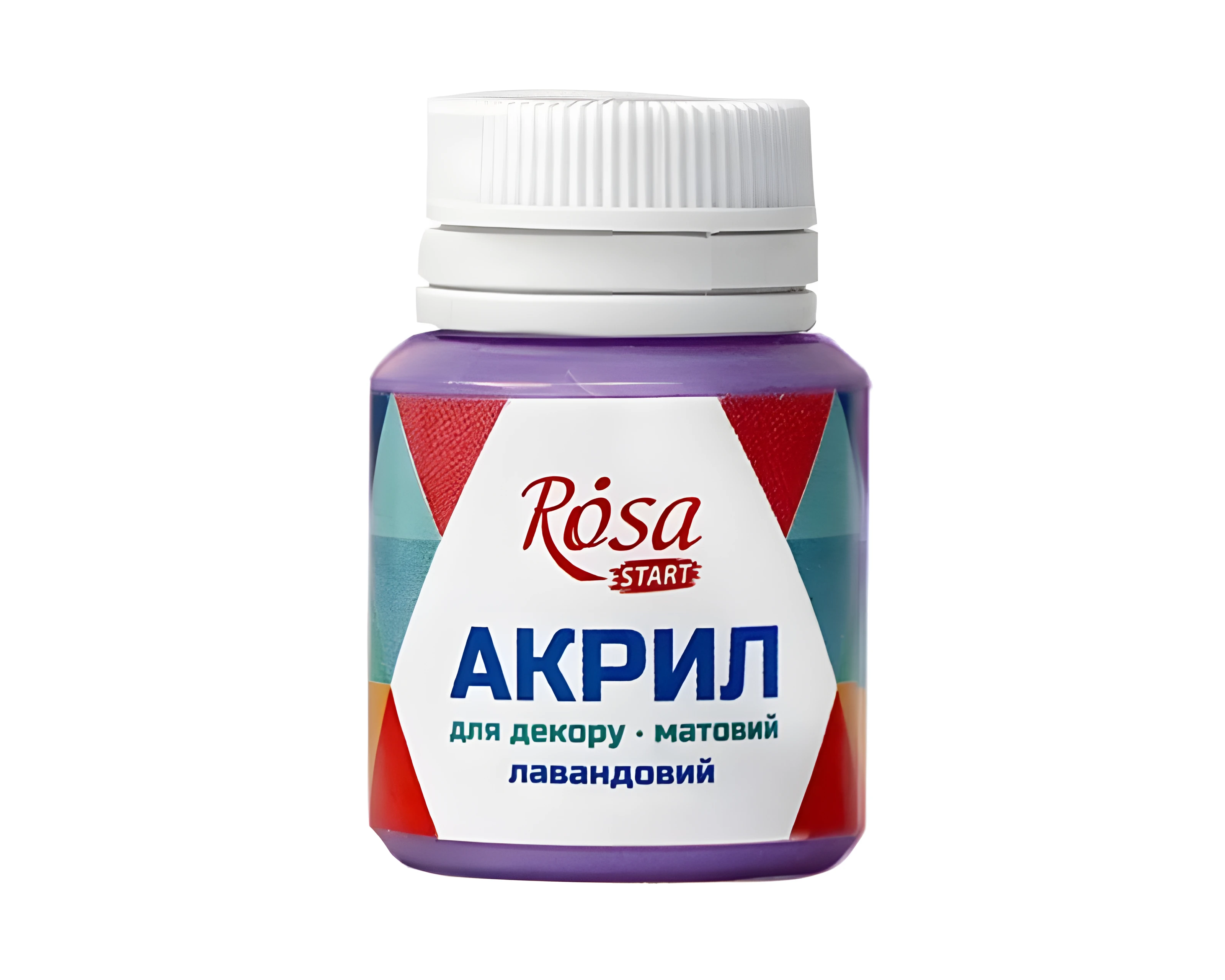 Акрил для декору, Лавандовий, матовий, 20 мл, ROSA START