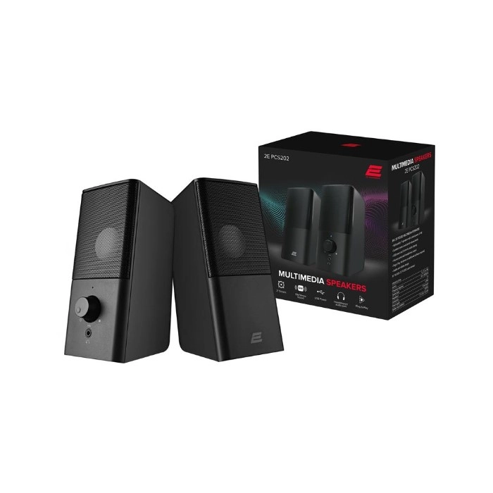 Акустична система 2E PCS202 USB Black (2E-PCS202BK) — фото 2