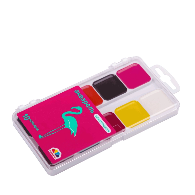 Акварель 10 кол., пластик, Захоплення — фото 2