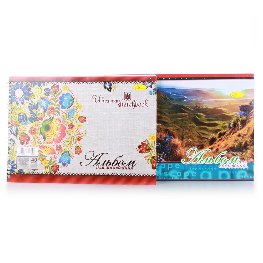 Альбом для малювання Апельсин 40арк пружина АП-0310 — фото 2