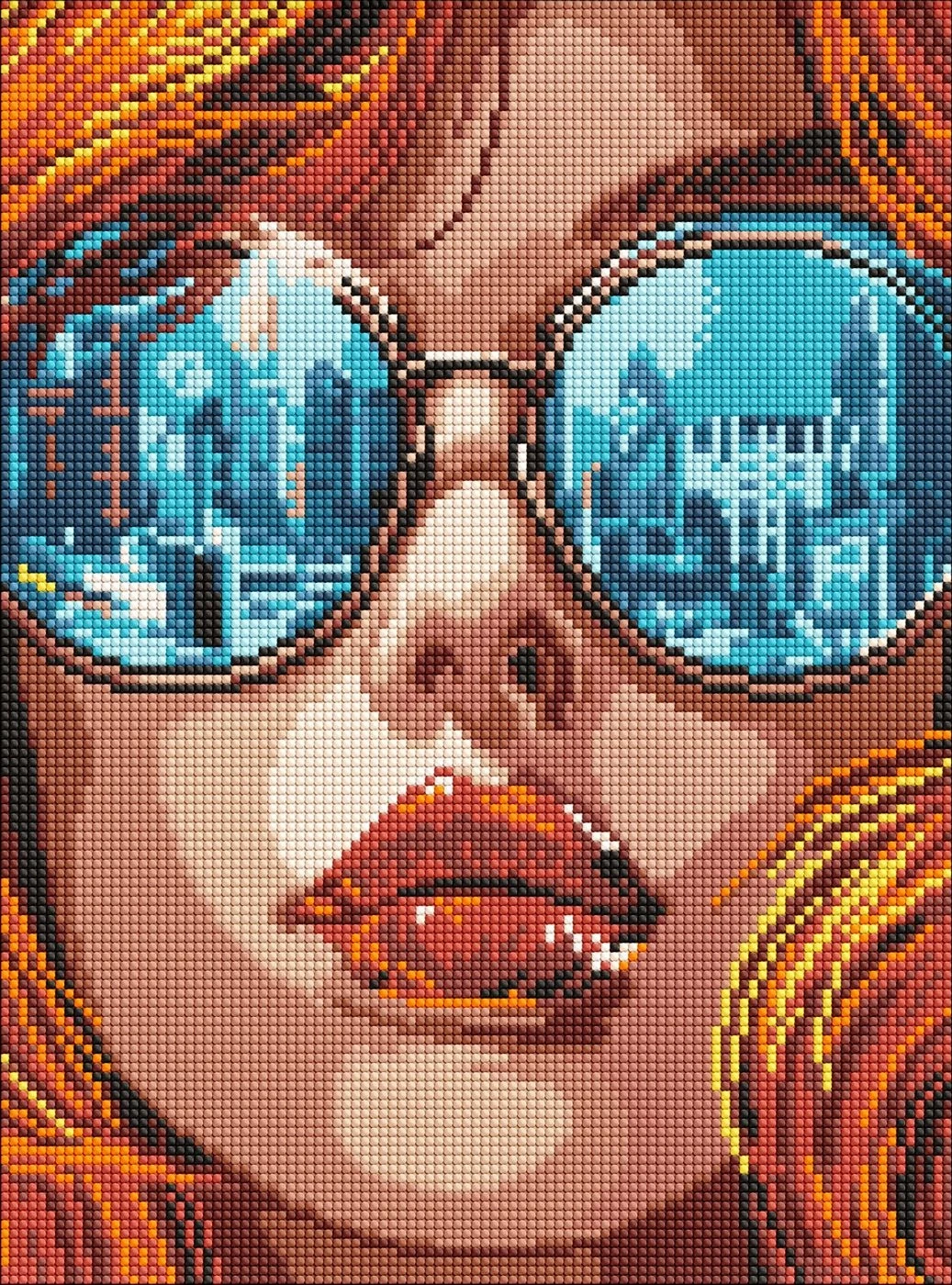 Алмазна мозаїка Ідейка на підрамнику Пейзаж Лондона 30х40см 8060