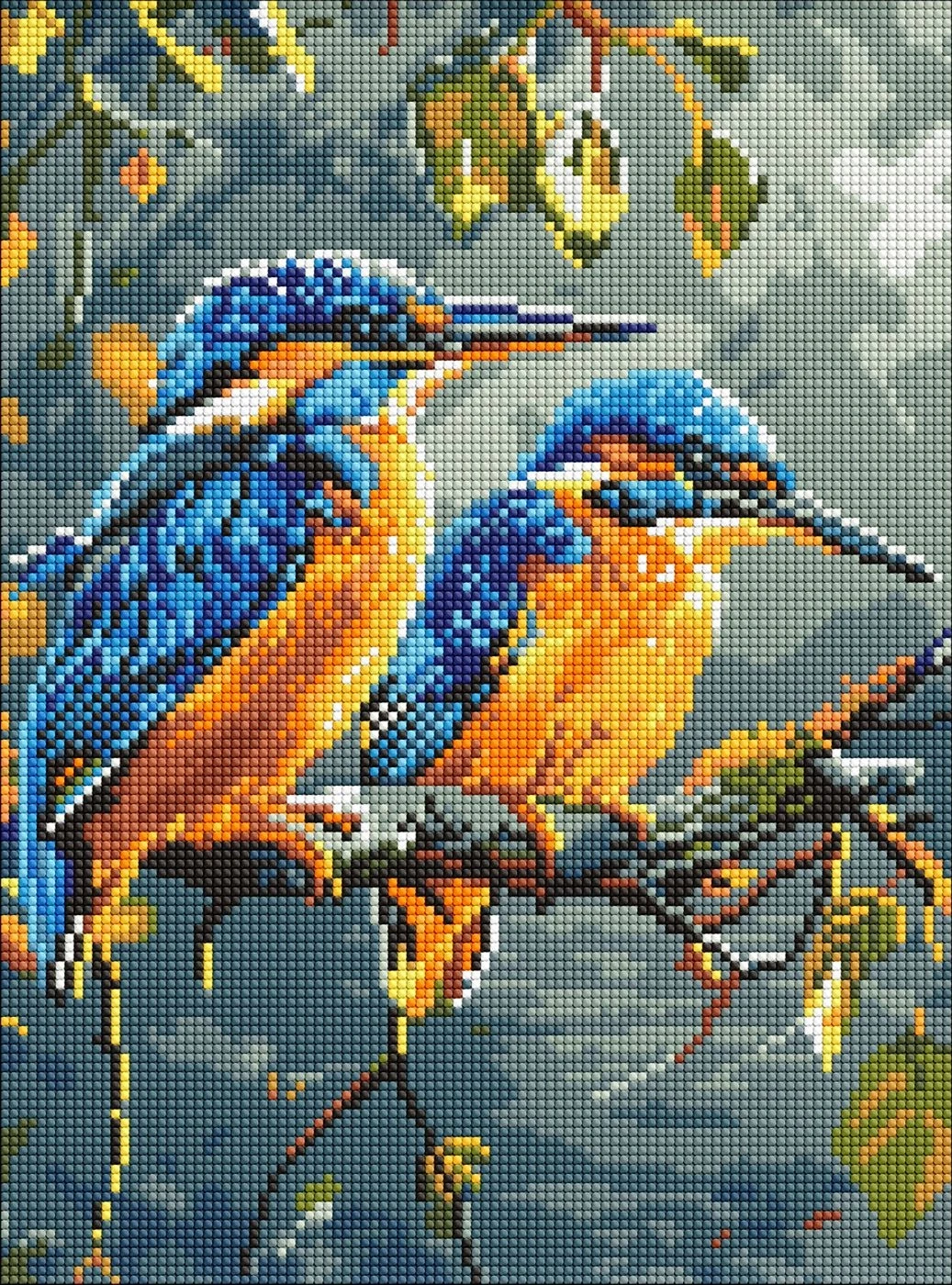 Алмазна мозаїка Ідейка на підрамнику Скарби природи 30х40см 8083