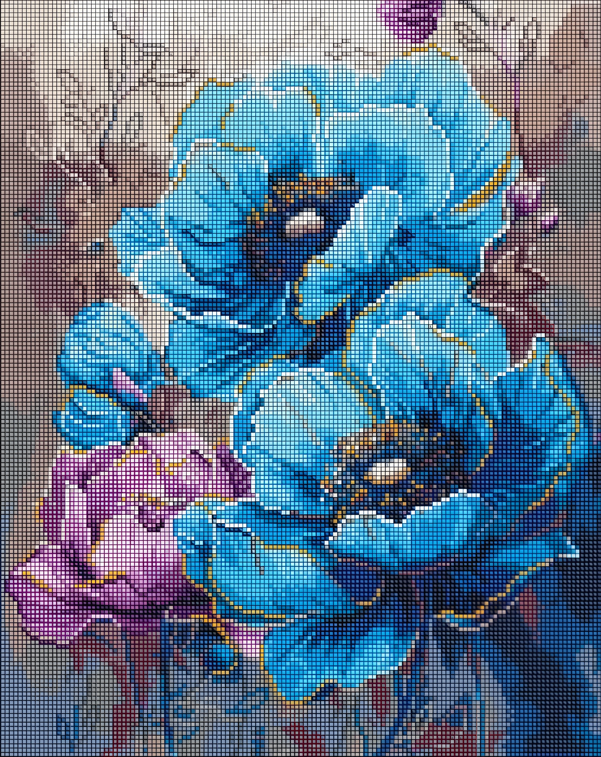 Алмазна мозаїка Ідейка на підрамнику Симфонія кольорів 40х50см 8047