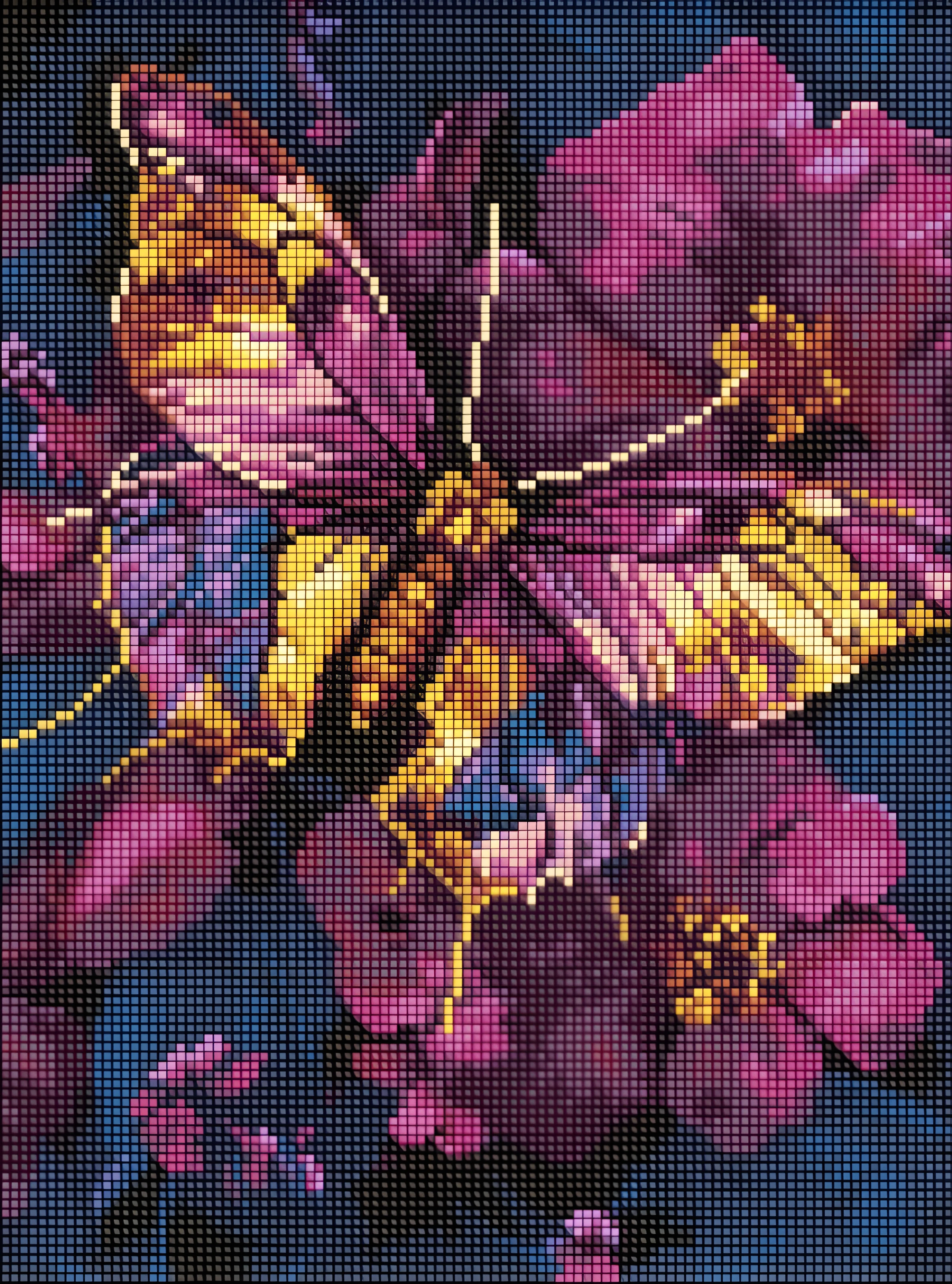 Алмазна мозаїка Ідейка на підрамнику Золотий метелик 30x40см 8161