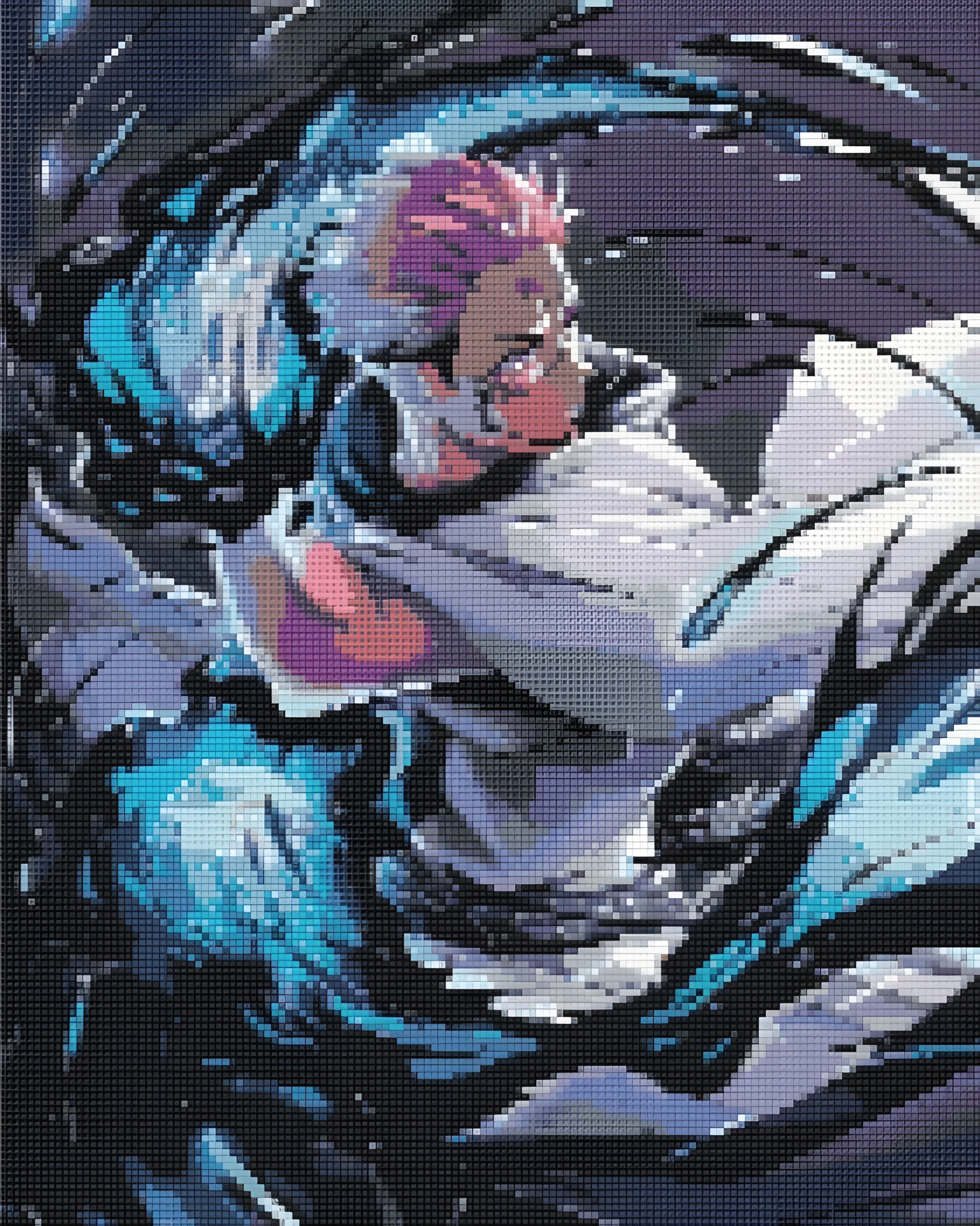 Алмазна мозаїка Origami UA Аніме Магічна битва Ремен Сукуна 40х50 см OD