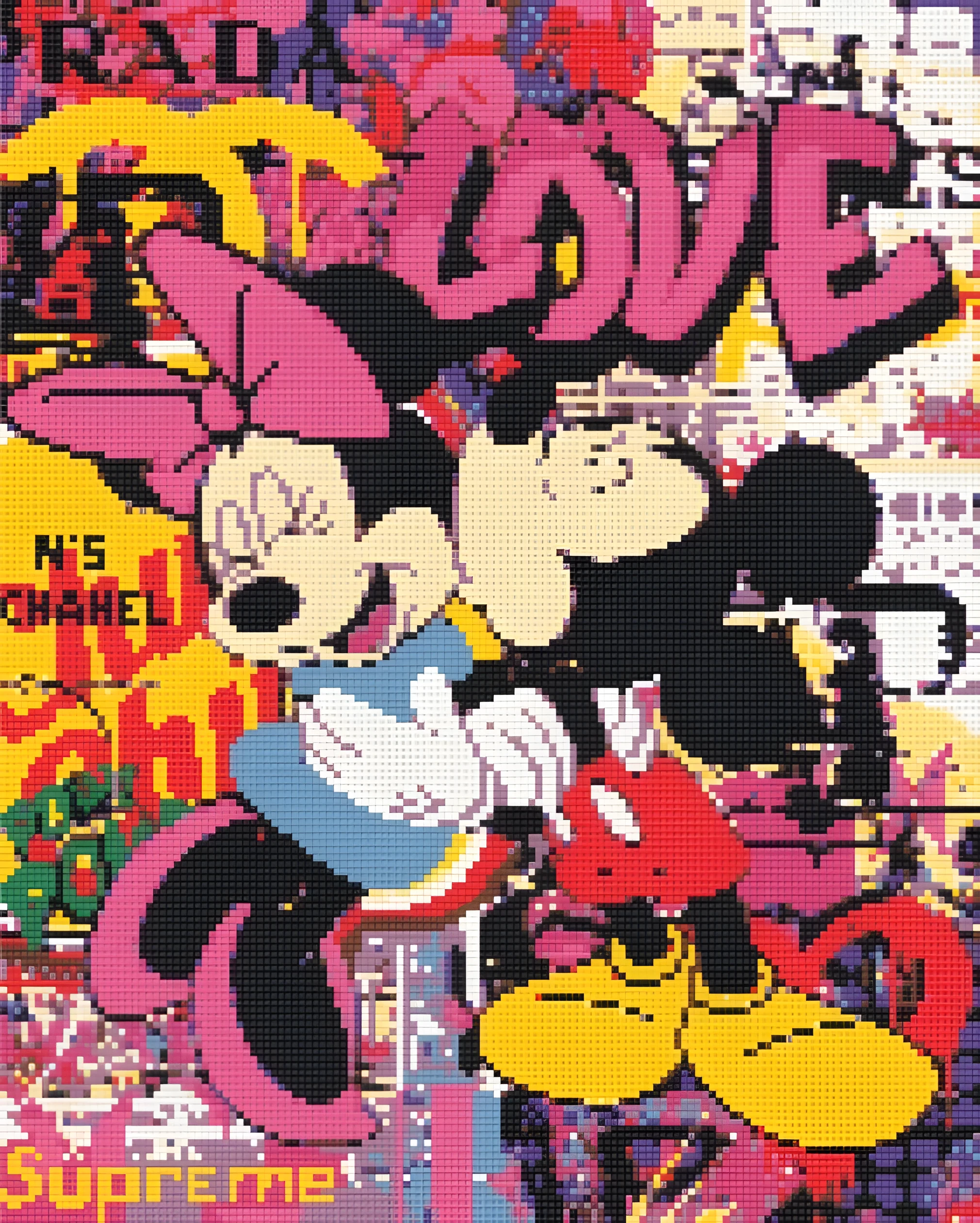 Алмазна мозаїка Origami UA Дісней Міні та Мікі Маус 40х80