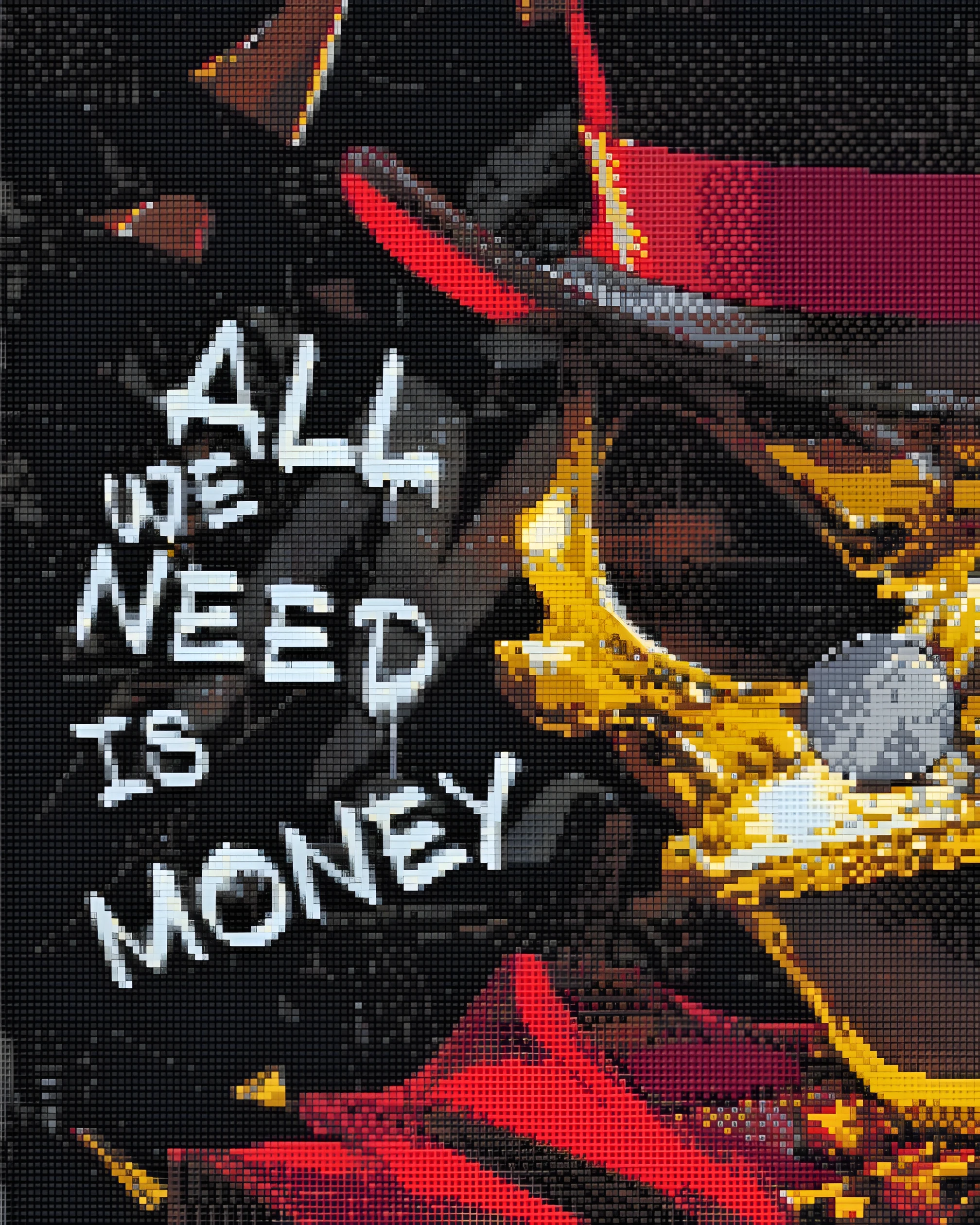 Алмазна мозаїка Origami UA Герої кіно Скрудж 40х50 см OD