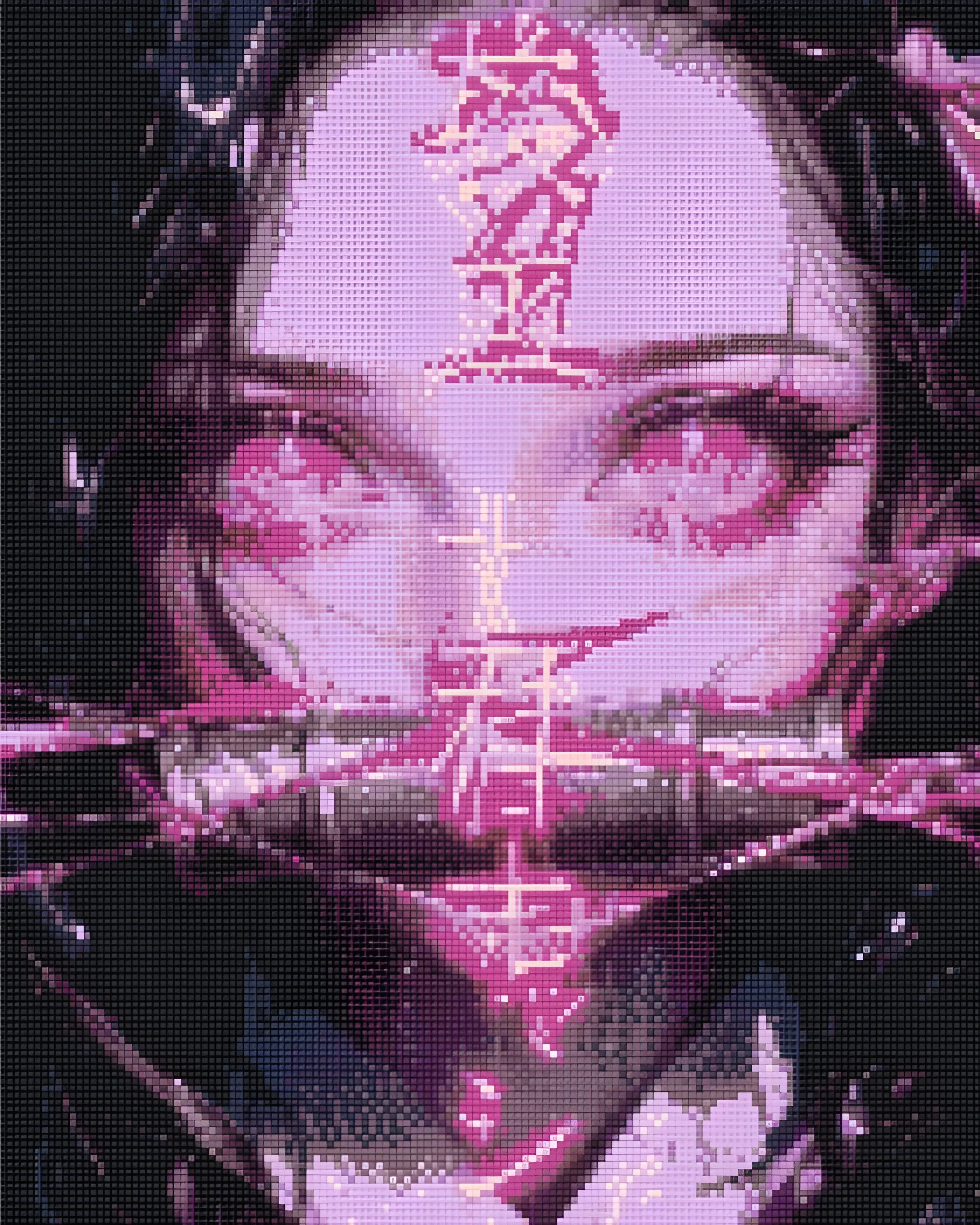 Алмазна мозаїка Origami UA Незуко Камадо Клинок що розсікає демонів 40х50 см OD