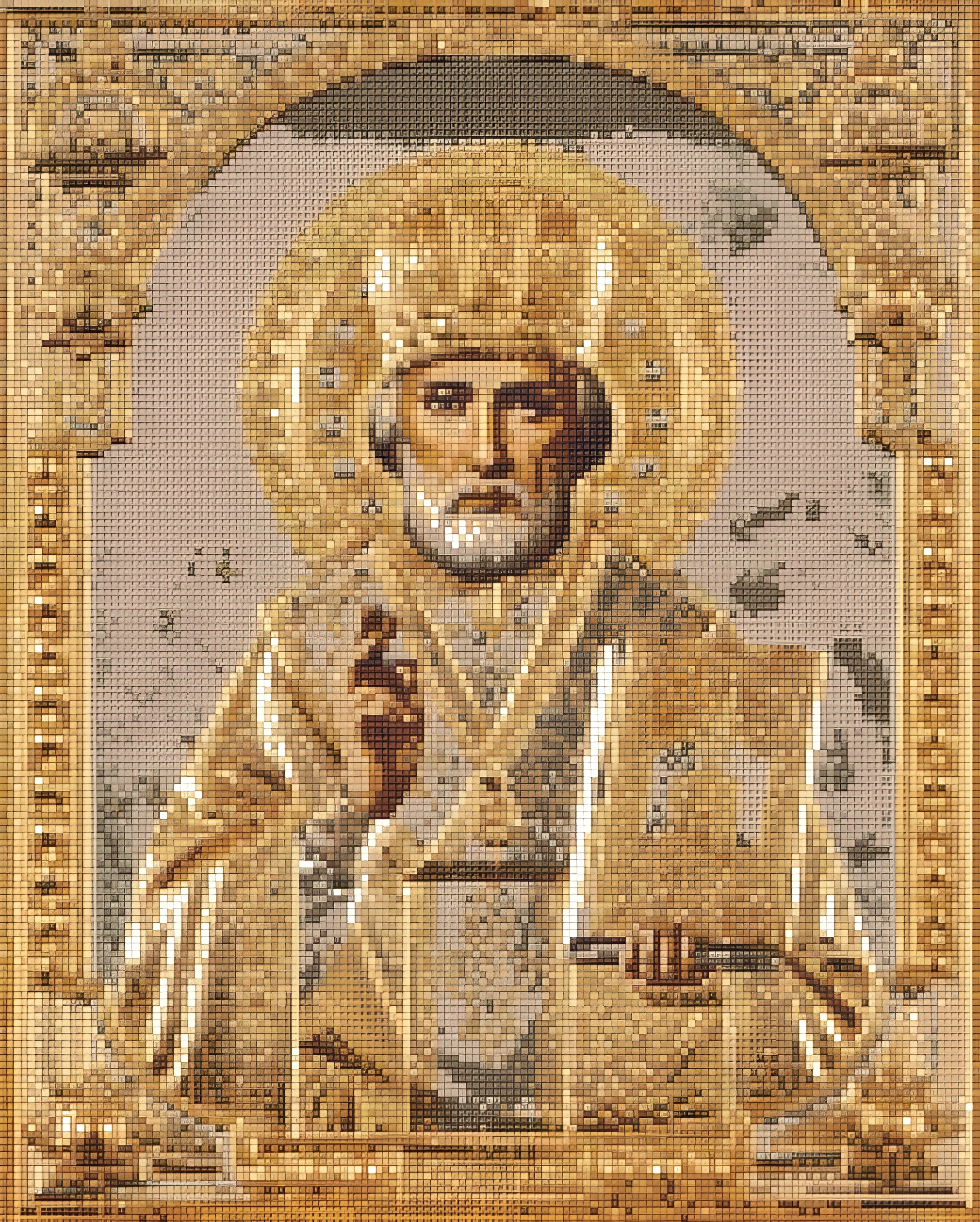 Алмазна мозаїка Origami UA Релігія Микола Чудотворець 40х50 см