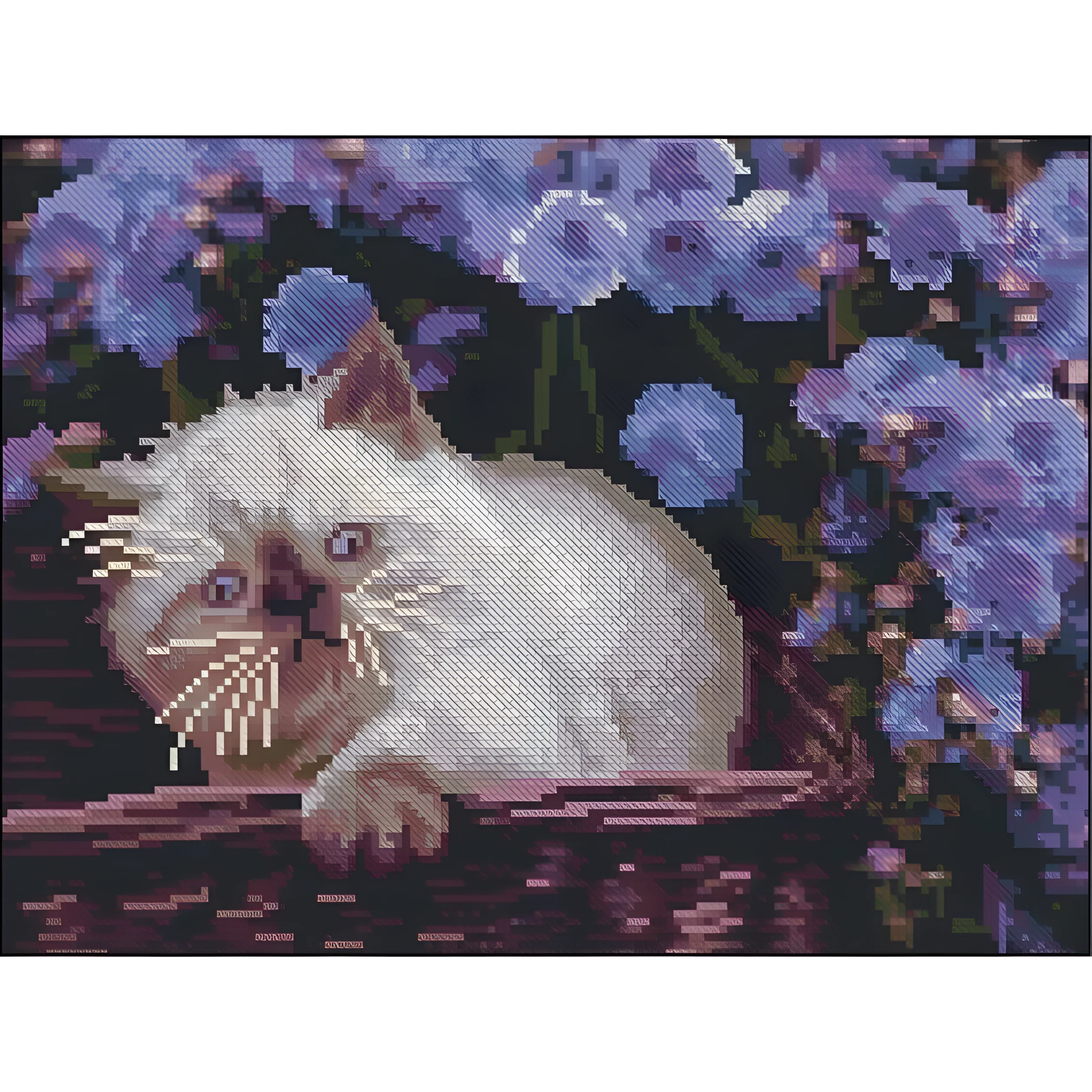 Алмазна мозаїка Strateg Кошеня 30х40 см без підрамника