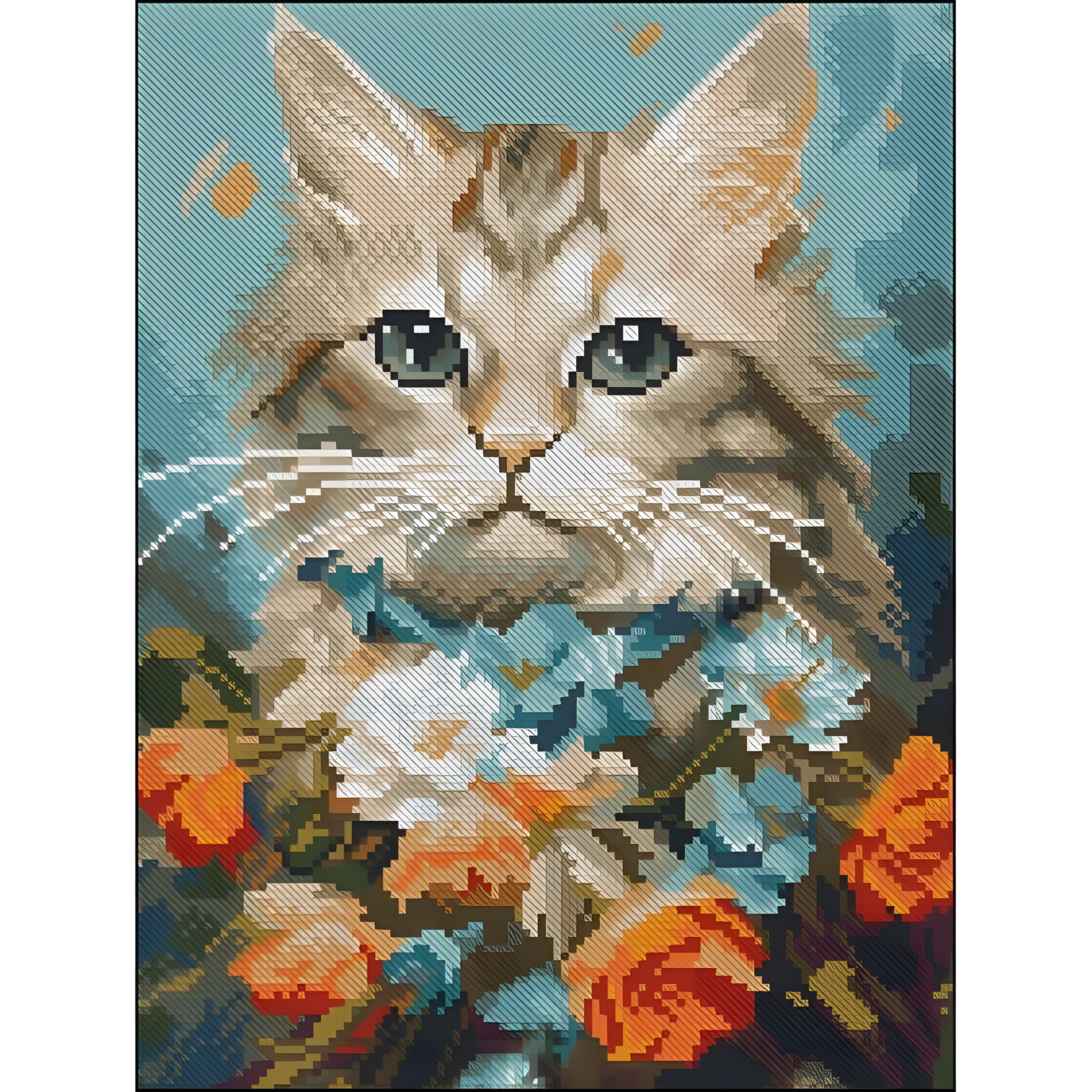 Алмазна мозаїка Strateg Маленька радість 30х40 см без підрамника