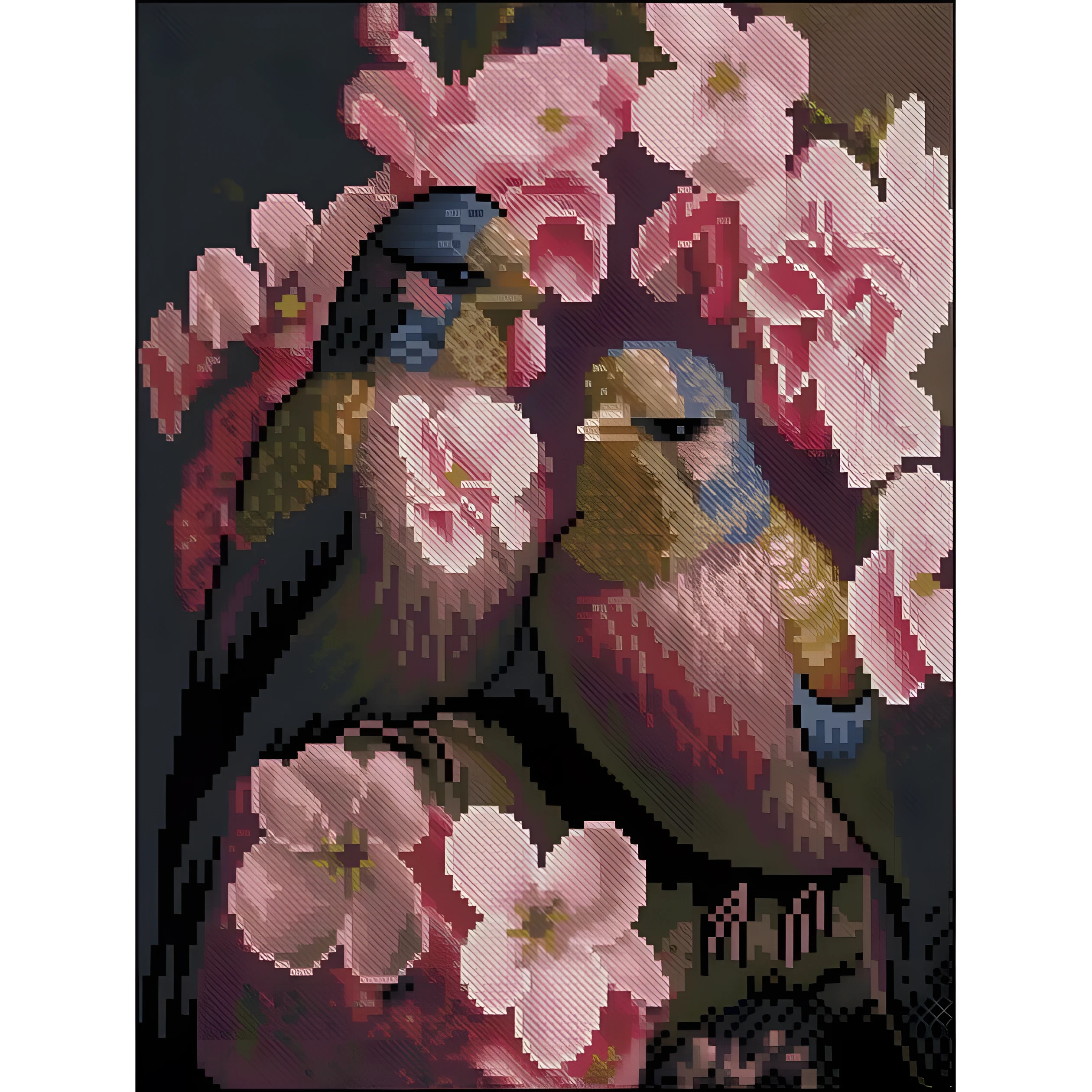 Алмазна мозаїка Strateg Пара 30х40 см без підрамника