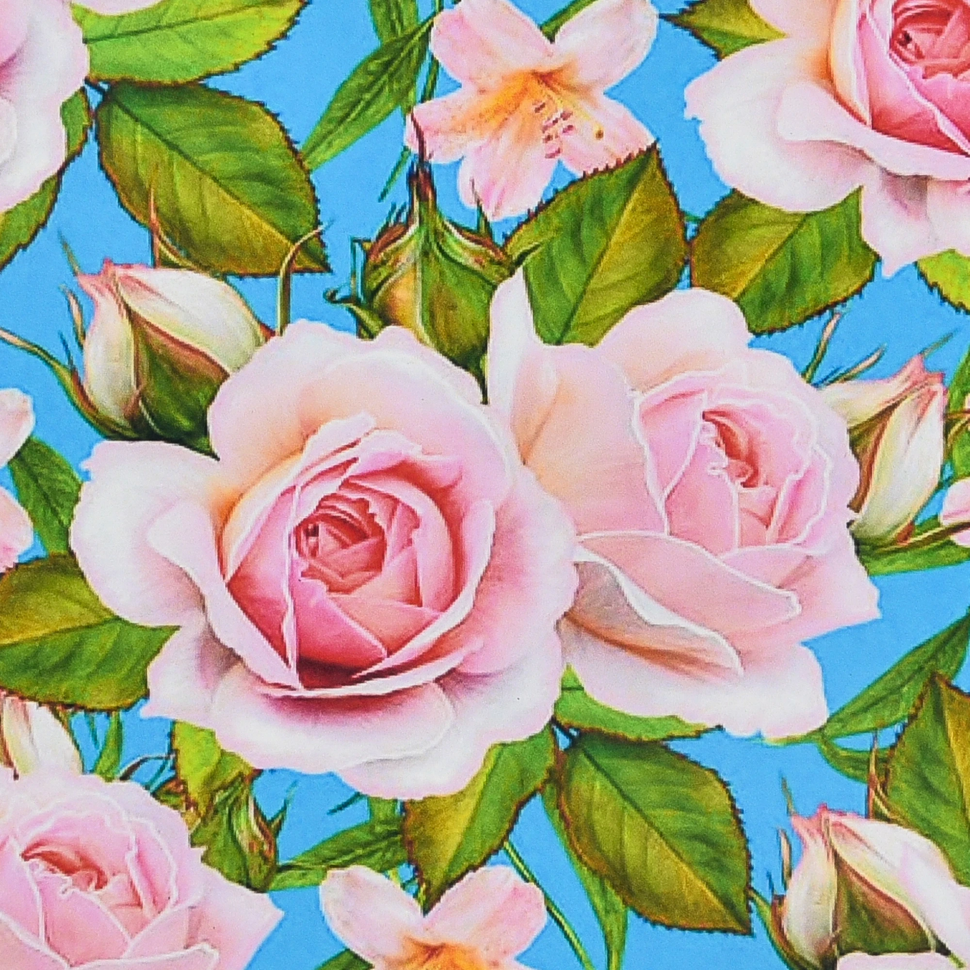 Алмазна мозаїка Strateg Рожеві пелюстки 30х30 см