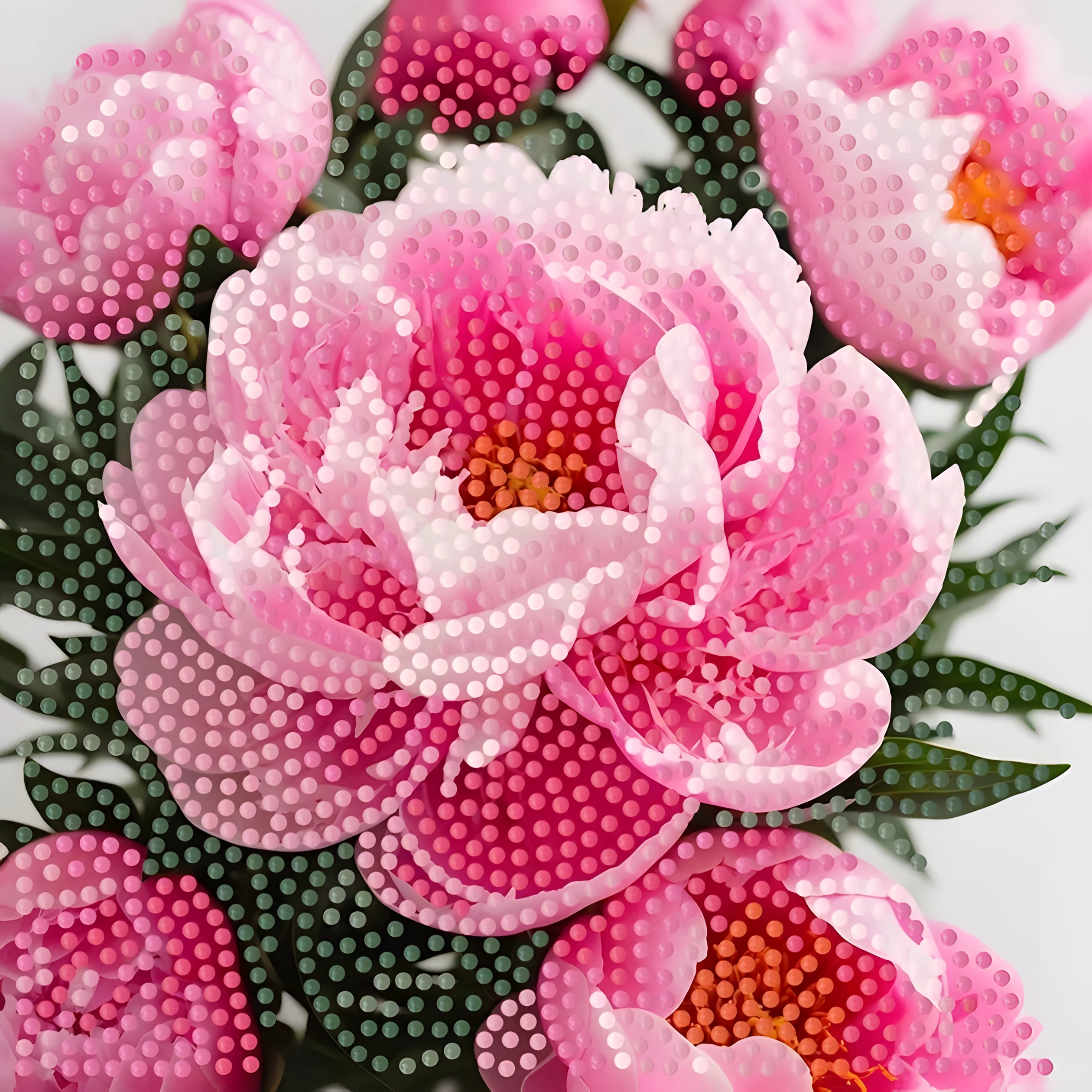 Алмазна мозаїка Strateg Свіжість 18х18 см