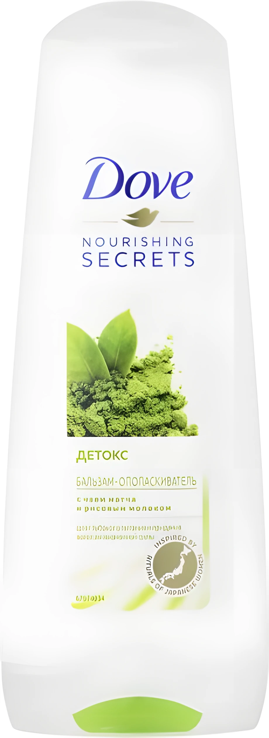 Бальзам-ополіскувач Dove детокс з матча та рис. молоком 350мл