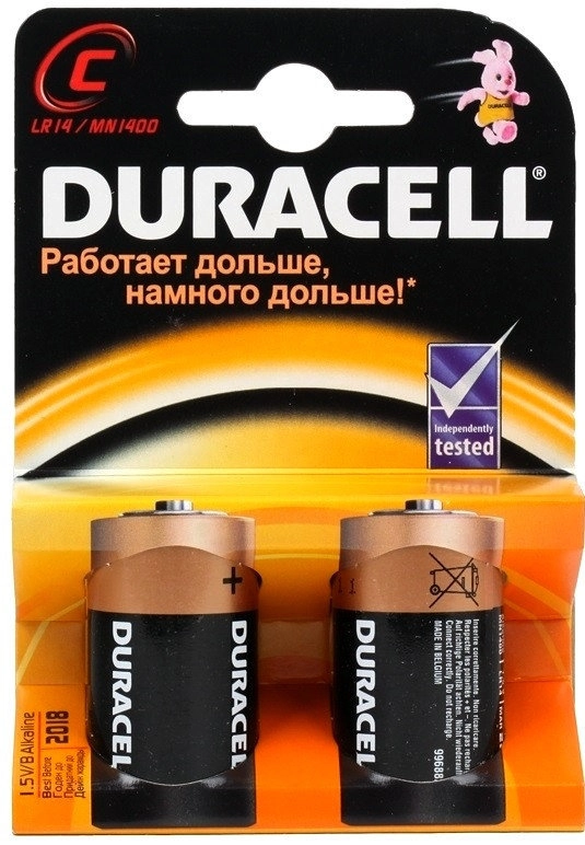 Батарейка Duracell С 2шт. — фото 2