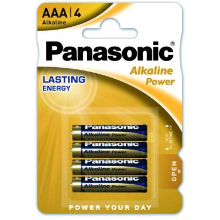 Батарейка Panasonic ALKALINE POWER лужна AAA блістер, 4 шт. (LR03REB/4BPR) — фото 2
