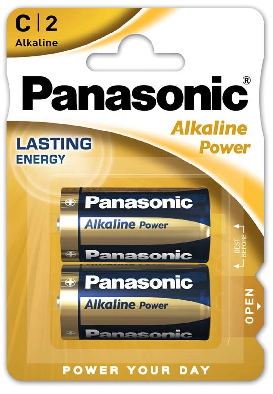 Батарейка Panasonic ALKALINE POWER лужна C(LR14) блістер, 2 шт. (LR14REB/2BP) — фото 2