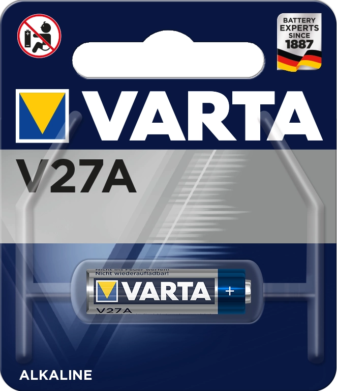 Батарейка VARTA V 27 A BLI 1 ALKALINE — фото 2