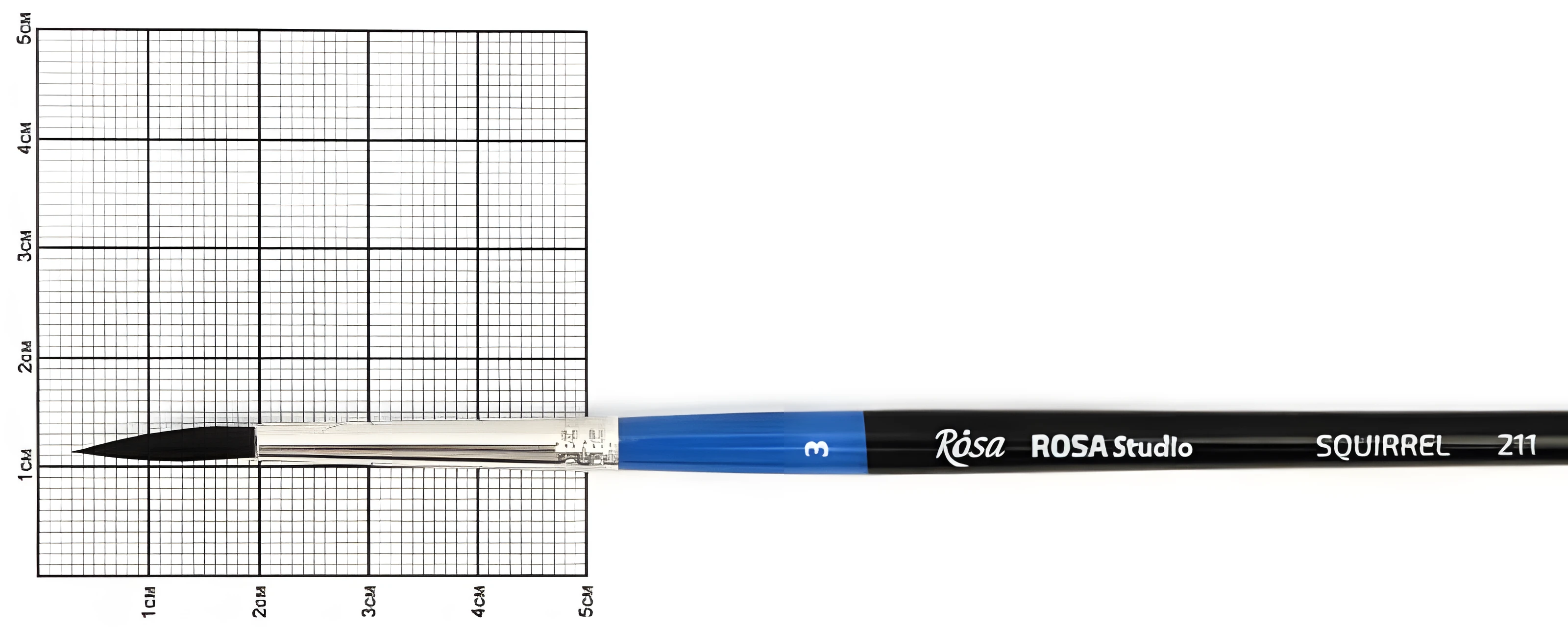 Білка кругла, 211, № 3, к. р. пензель ROSA START