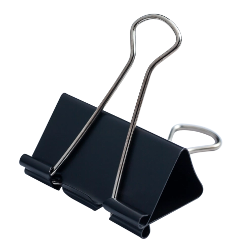 Біндер 51мм чорний Buromax (12 шт) — фото 2