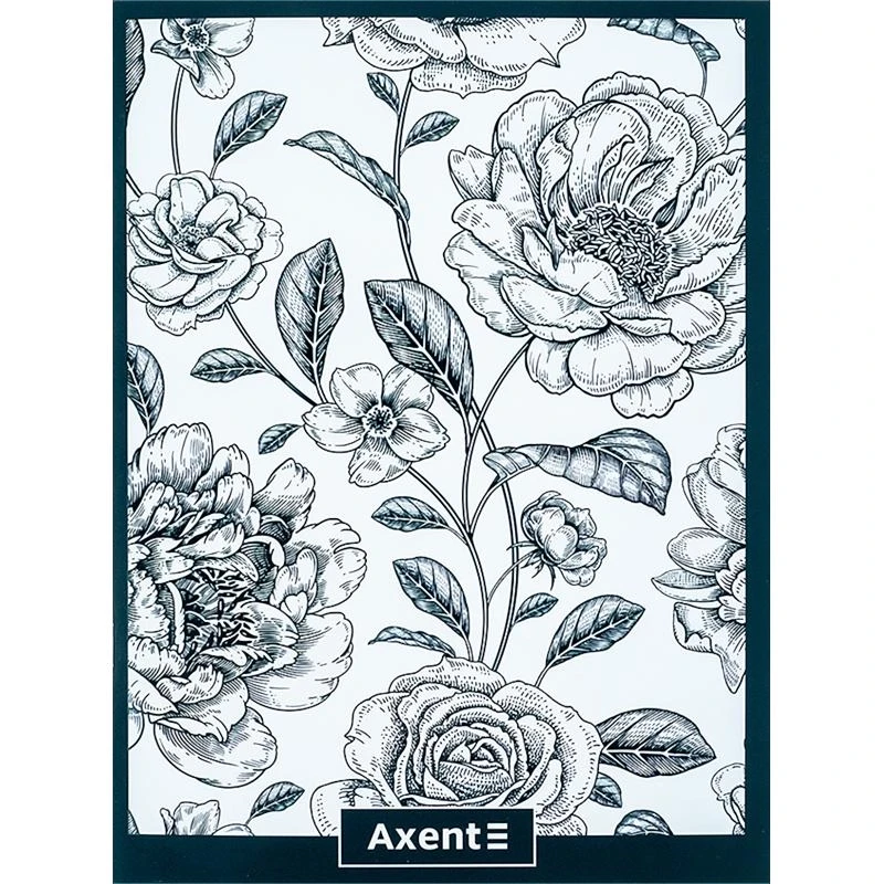 Блокнот А4 Axent 48 аркушів клітинка зелений 4780-5-A