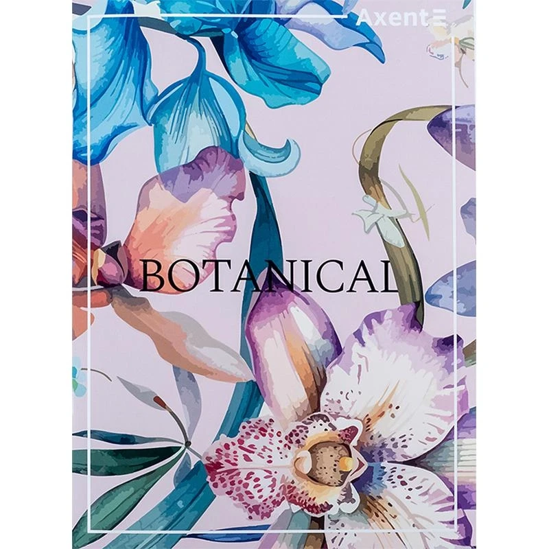 Блокнот А4 Axent 96 аркушів клітинка Botanical 4782-8-A