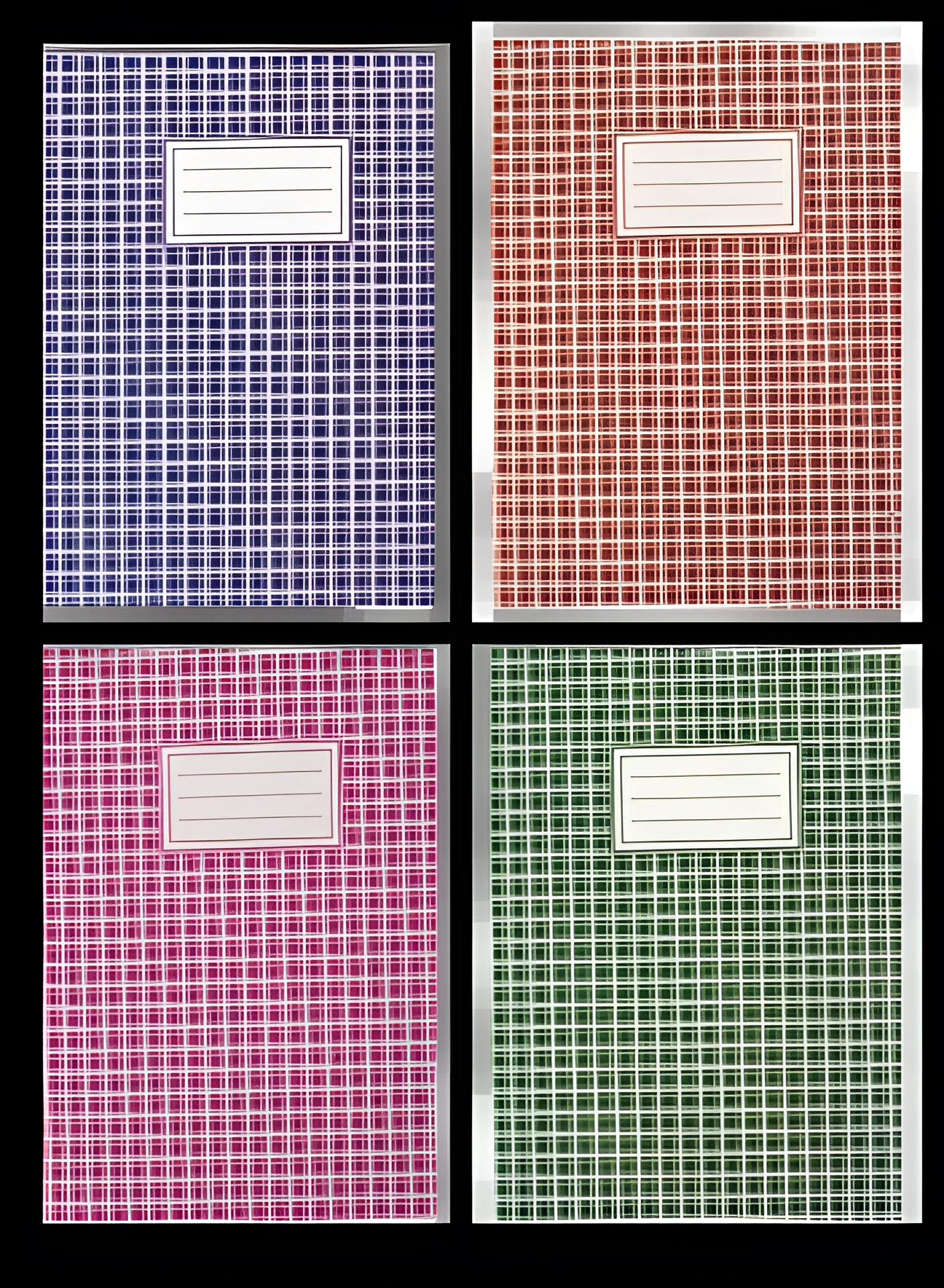 Блокнот A4 Buromax 48 аркушів клітинка офсет асорті BM.2450