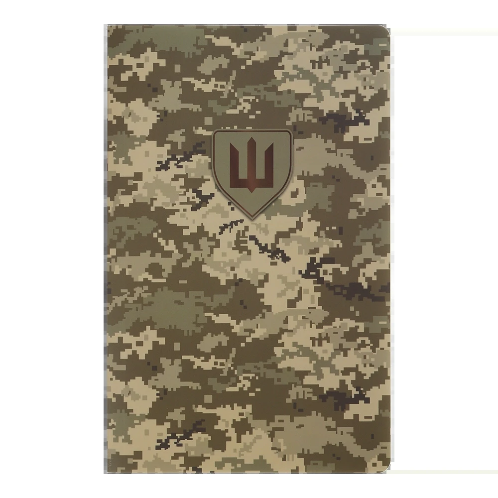 Блокнот A5 Buromax Military 64 аркуші клітинка піксель BM.295190-04