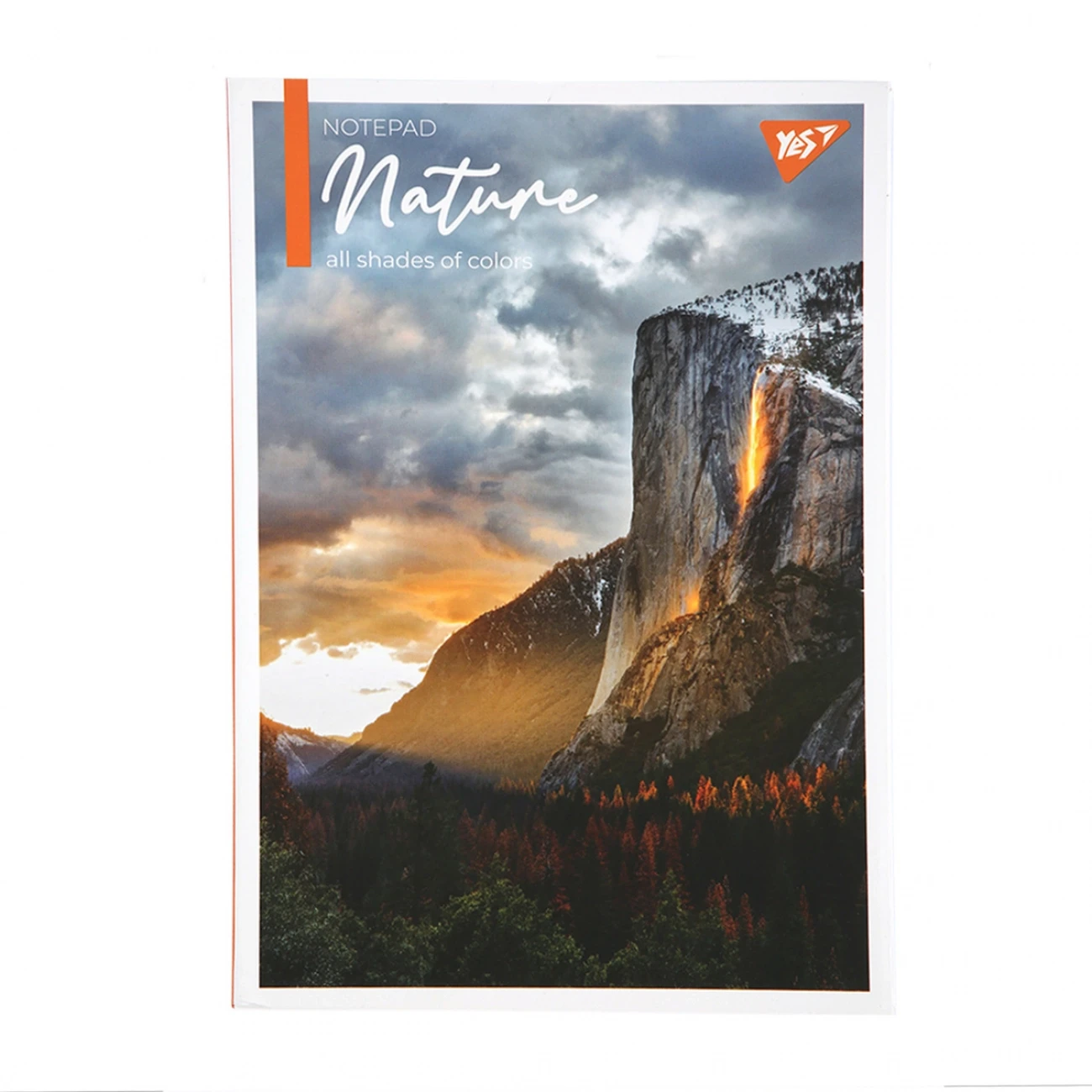 Блокнот А5 Yes 96 аркушів інтегральна обкладинка Nature клітинка