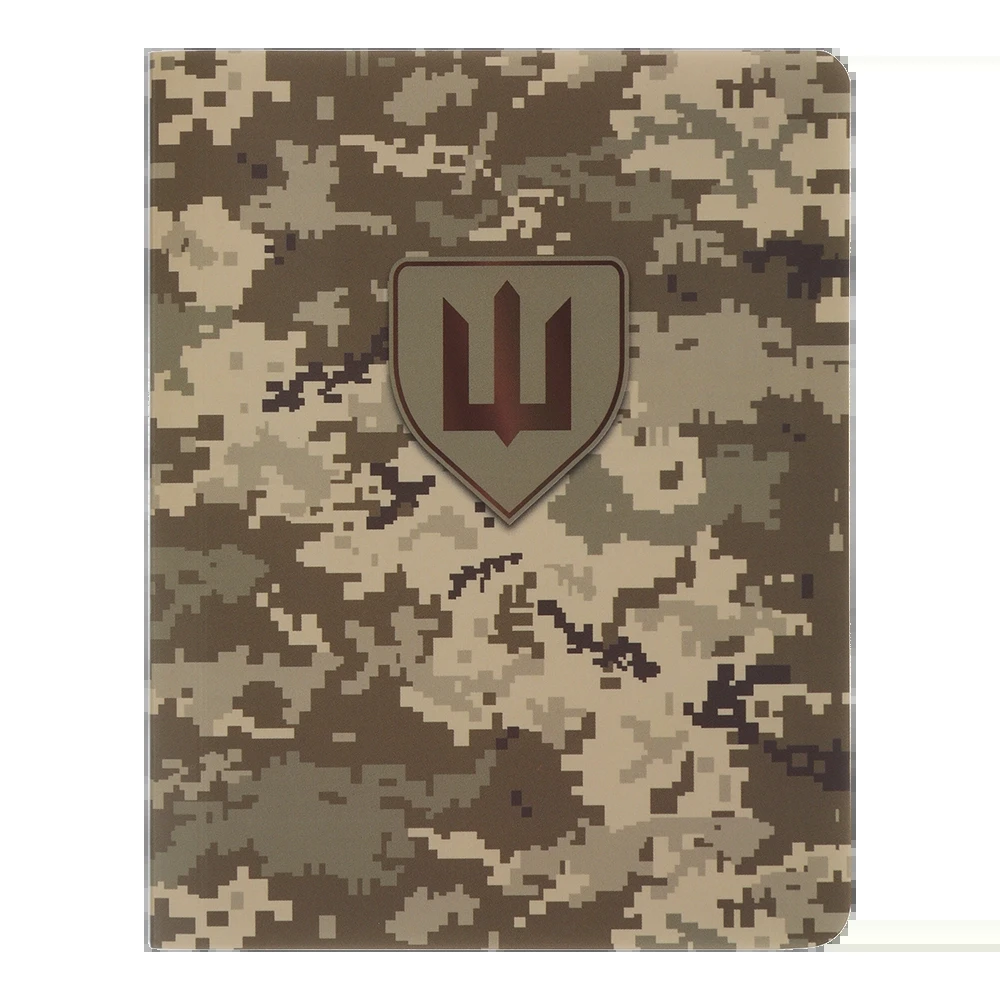 Блокнот A6 Buromax Military 64 аркуші клітинка піксель BM.296190-04