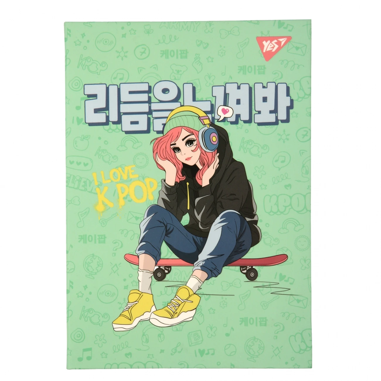 Блокнот А6 Yes 64 аркуші інтегральна обкладинка K-POP крапки152096