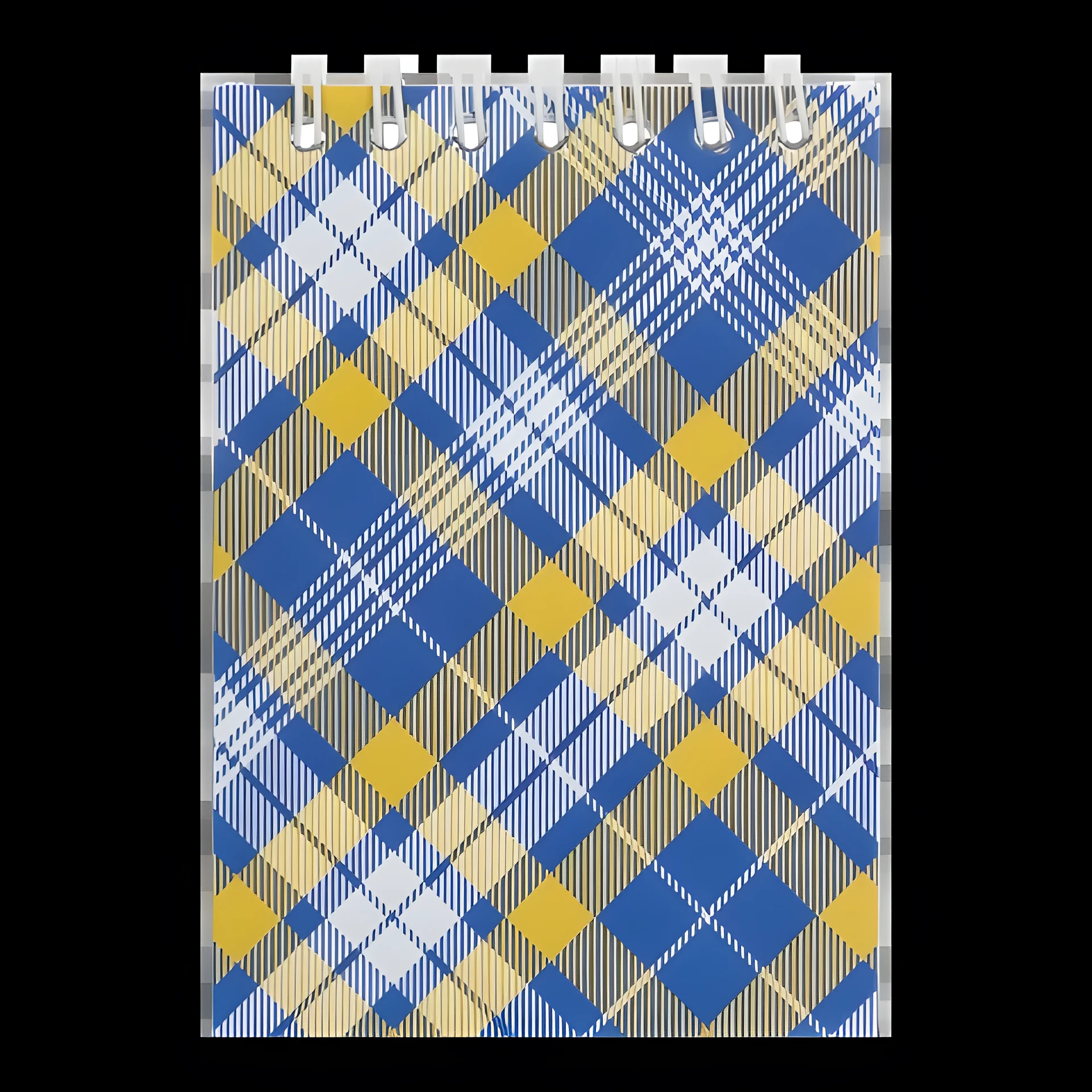 Блокнот А7 на пружині зверху Shotlandka 48 аркушів клітинка синій BM.2490-02