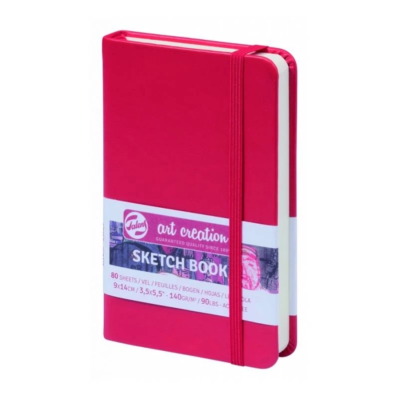 Блокнот для графіки Talens Art Creation 140г/м, 12х12см, 80л, червоний, Royal Talens