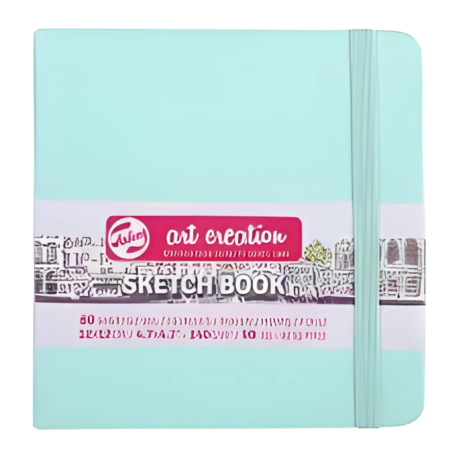 Блокнот для графіки Talens Art Creation 140г/м2 12*12см 80л Fresh Mint Royal Talens