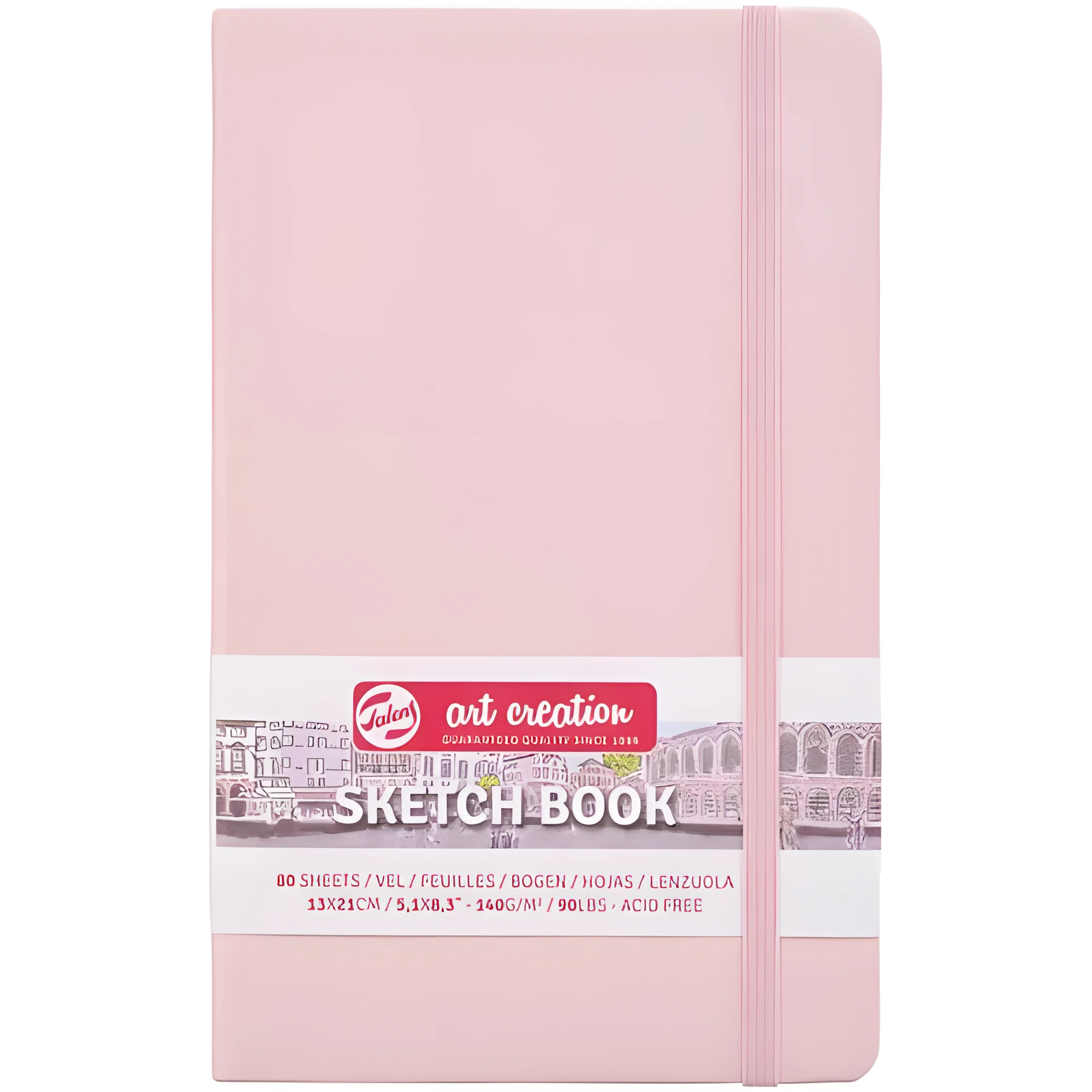 Блокнот для графіки Talens Art Creation 140г/м2, 13*21см, 80л., Pastel Pink, Royal Talens