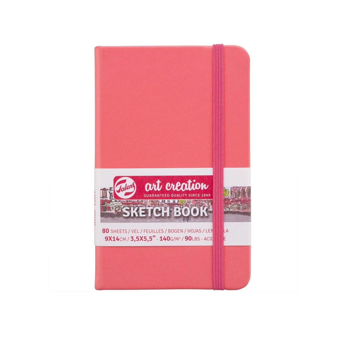 Блокнот для графіки Talens Art Creation 140г/м2, 9*14см, 80л., Coral, Royal Talens