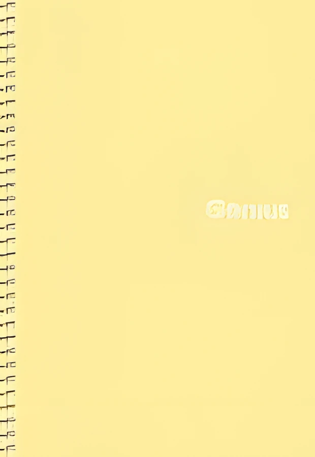 Блокнот на спіралі А5 Genius 80 аркушiв клітинка пластик Пастель A5-080-6804K