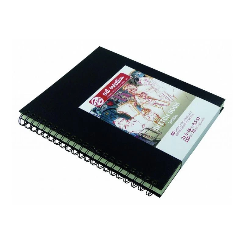 Блокнот на спіралі Talens Art Creation 110г/м, 21,5х28см, 80л., Royal Talens