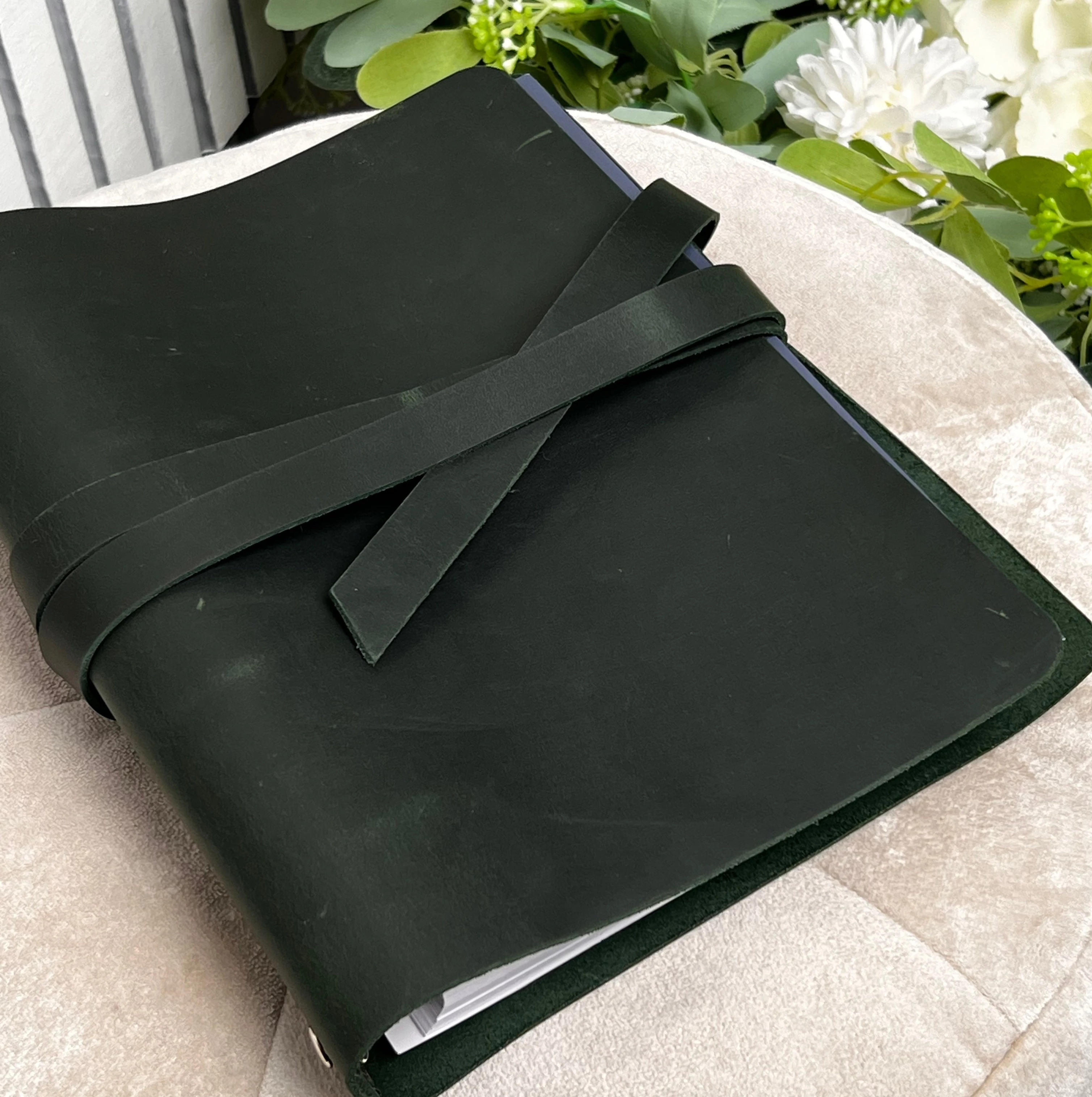 Блокнот Professional journals натуральна шкіра Аляска чорний