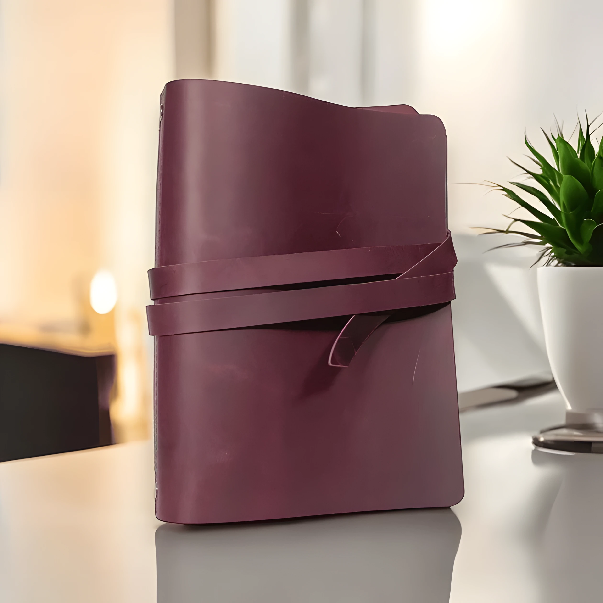 Блокнот Professional journals натуральна шкіра Аляска шоколад