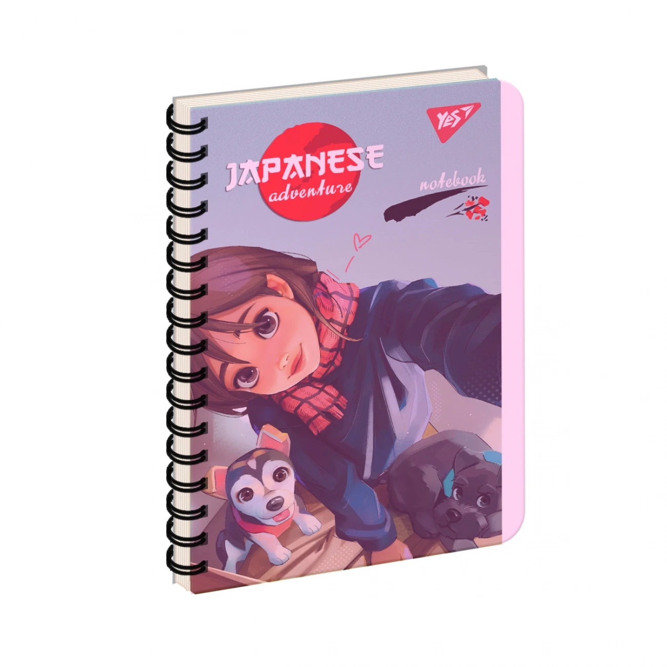 Блокнот спіралі В6 YES Japanese adventure 144 аркушів