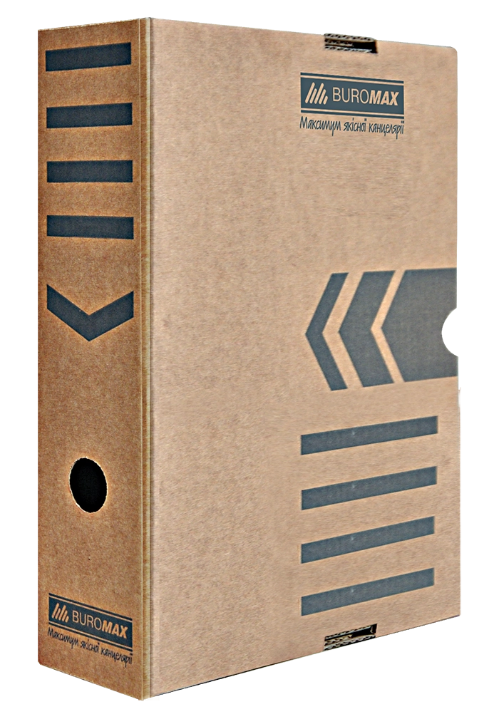 Архівний бокс крафт 80мм для документів A4 — фото 2