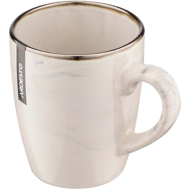 Чашка Ardesto Marmo 360 мл бежевий кераміка — фото 2