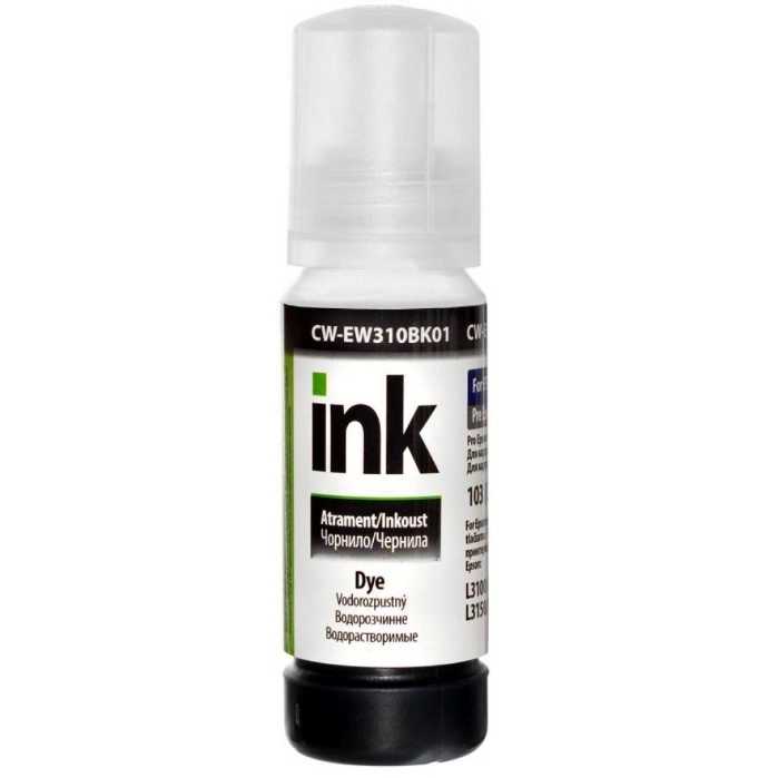 Чорнило ColorWay Epson 103 L-3100/3110/3150/3151 чорне 70мл (CW-EW310BK01) — фото 2