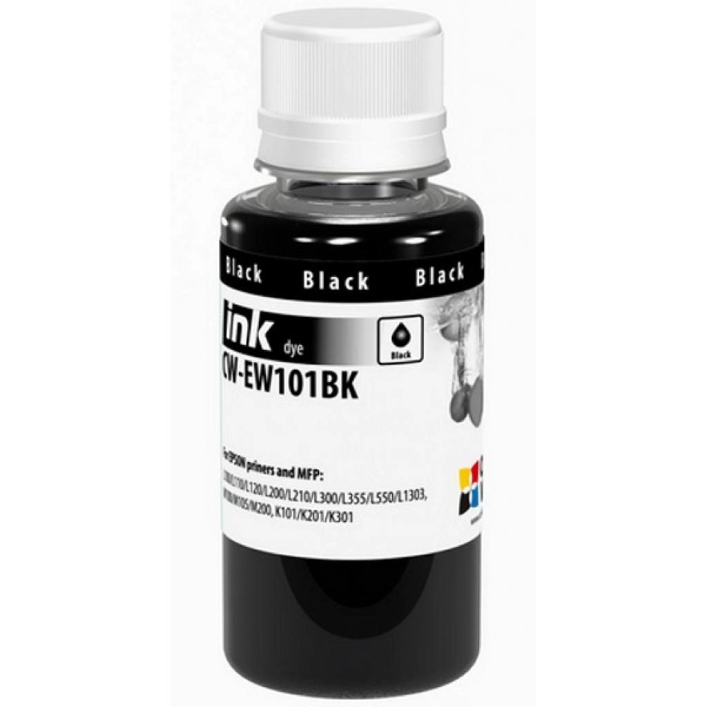 Чорнило ColorWay Epson 664 L100/L200/L300 чорне 100мл. (CW-EW101BK01) — фото 2
