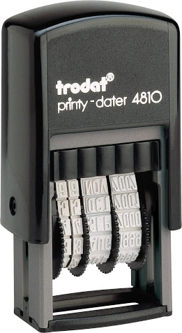 Датер пластиковий Trodat 3,8 мм. УКР 4810 — фото 2