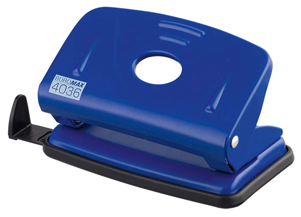 Діркопробивач Buromax 10 аркушів синій — фото 2