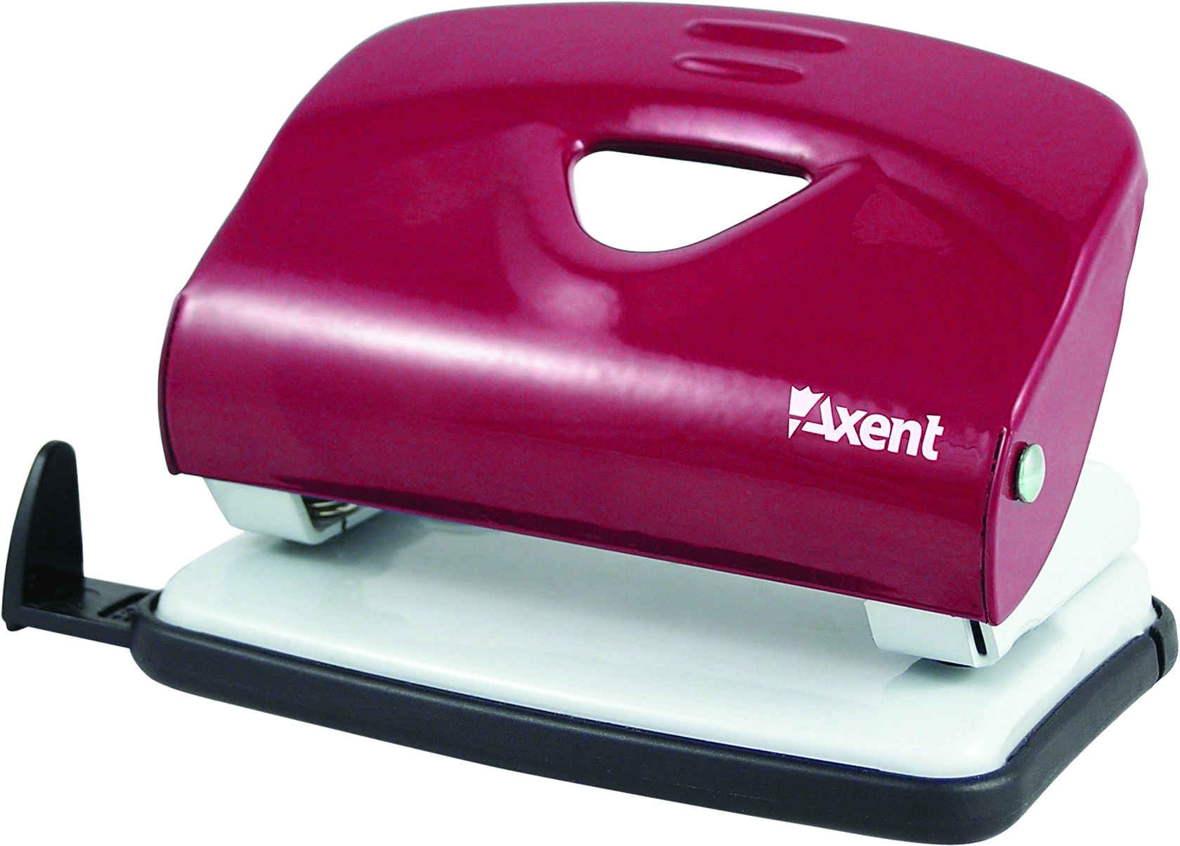 Діркопробивач Axent 20 аркушів червоний — фото 2