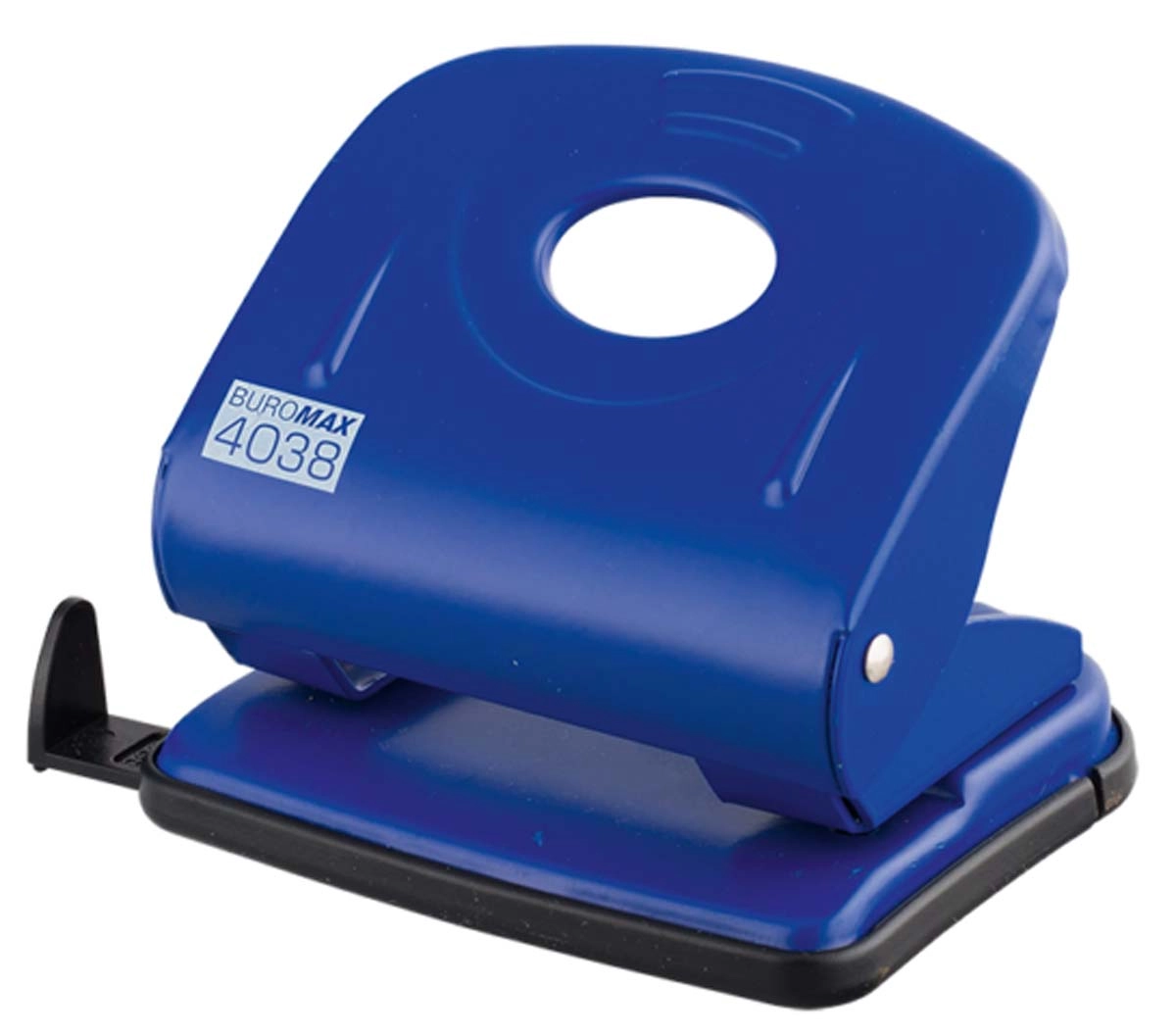 Діркопробивач BUROMAX на 30 аркушів синій — фото 2